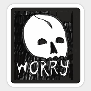 worry Sticker